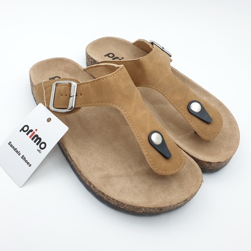 Primo รองเท้าแตะคีบแฟชั่น LY1513-37BR สีน้ำตาล