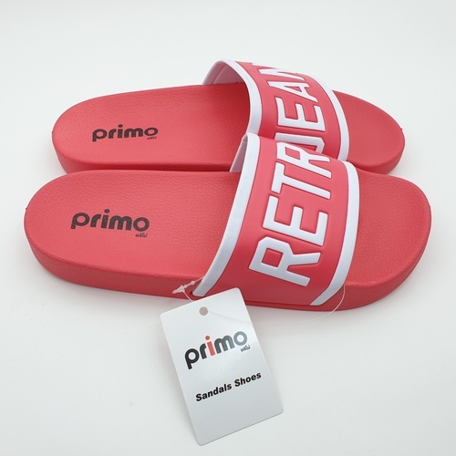 Primo รองเท้าแตะลายRetro   LY1514-44RD  สีแดง