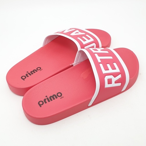 Primo รองเท้าแตะลายRetro    LY1514-42RD สีแดง