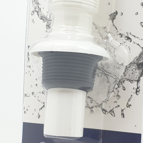 Verno ท่อย่นน้ำทิ้งแบบยืดหดได้ พลาสติกกันกลิ่นรุ่น  PQS-QL2071 ขนาด 4x80x3.2ซม. สีขาว