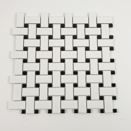 Marbella โมเสค 31.6x27.7x0.5 ซม. บิสก้า C0309TC ขาว