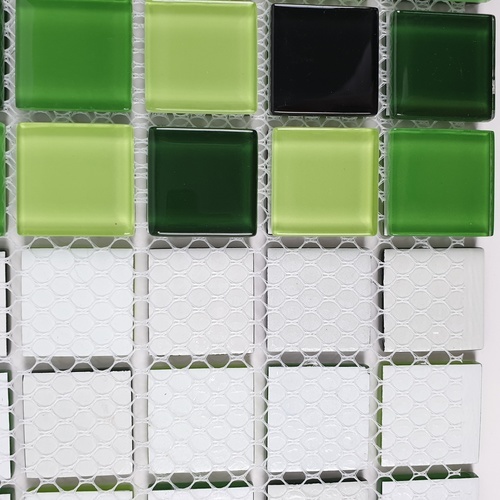 Marbella โมเสคแก้ว 30x30x0.4 ซม. ไดรี่ G0302BL เขียว