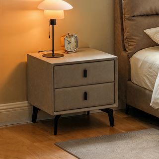 DELICATO ตู้ข้างเตียง รุ่น NOVA ขนาด 50x40x43 ซม. สีเทามิสต์เกรย์ 