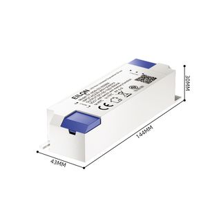 EILON แอลอีดี ไดร์เวอร์ 100W  Non-isolated 600mA (ควบคุม 3 สี) รุ่น TP-NON-DV-600MA  IP20 สีขาว