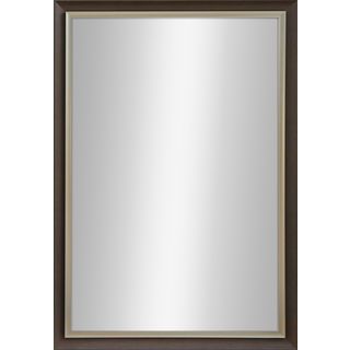 Nice กระจกมีกรอบทรงเหลี่ยม (PS) รุ่น เทียร่า-วู้ด ขนาด 60x90 ซม. สีไม้ธรรมชาติ 