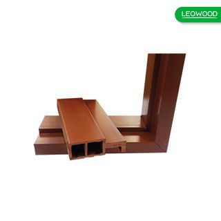 LWD วงกบประตู WPC LEO FRAME PREMIUM สีมะค่า (ภายนอก) 80x200 ซม.