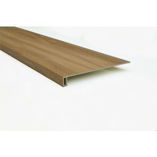 Tapio แผ่นพื้นบันไดSPC 30x120x5 ซม. รุ่น6588 สีไม้สักอ่อน