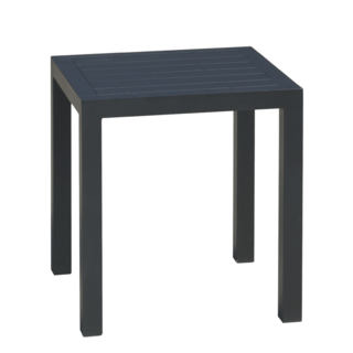 SUMMER SET โต๊ะ outdoor อลูมิเนียม Laemchabang ขนาด 45x45x50 ซม. สีดำ