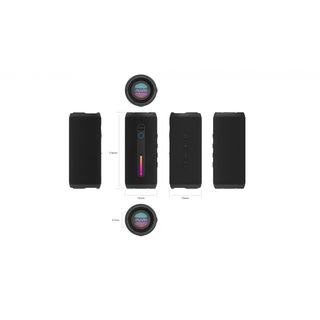 NUVIO ลำโพงบลูทูธพกพา รุ่น TF-25C5 สีดำ