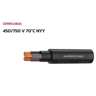 BCC สายไฟ NYY 1x2.5 ตร.มม. 100 m. สีดำ