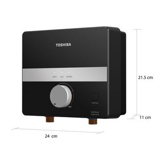TOSHIBA เครื่องทำน้ำอุ่น ขนาด 6293 วัตต์ รุ่น TWH-65EGNTH(K) สีดำ