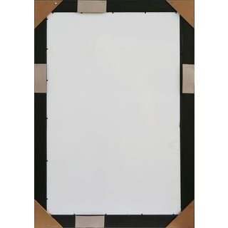 Nice กระจกมีกรอบทรงเหลี่ยม (PS) รุ่น กัมปาเนีย ขนาด 60x90 ซม. สีดำ 