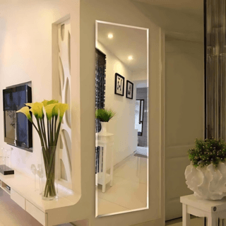 Nice กระจกเงาไม่มีกรอบ ทรงเหลี่ยม รุ่น JLLS014 ขนาด 40x140 ซม. สีใส