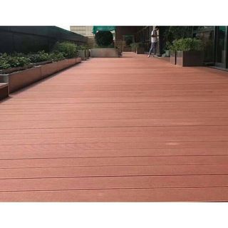 GREAT WOOD ไม้พื้นเทียมลายไม้ K21-145B-W-R ขนาด 21x145x2800มม. สีไม้แดง