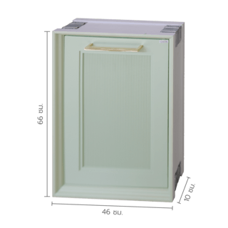 CLOSE บานซิงค์เดี่ยว ABS ขนาด 46x66 ซม. VIVIEN สีจูนิเปอร์