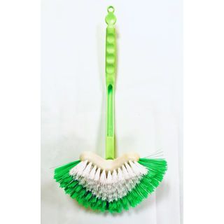 ANCHOR แปรงขัดพื้นและผนังด้ามสั้น รุ่น ซุปเปอร์ฮาร์ท สีเขียว
