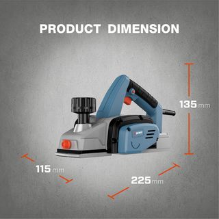 SENIX กบไสไม้ไฟฟ้า 3 นิ้ว 600W รุ่น PPE6.0-M-EU สีน้ำเงิน - ดำ