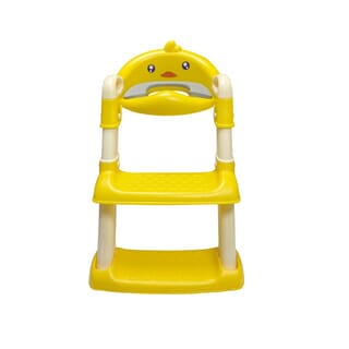 Primo Kids ฝารองนั่งเด็กแบบมีบันไดเป็ด เบาะPU รุ่น Duck CT13 สีเหลือง 