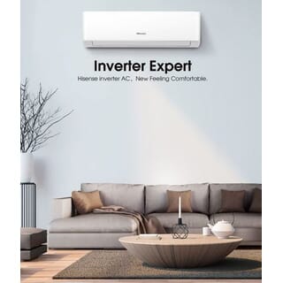 Hisense เครื่องปรับอากาศติดผนัง Inverter ขนาด 18000 BTU รุ่น AS18TRKE2T สีขาว