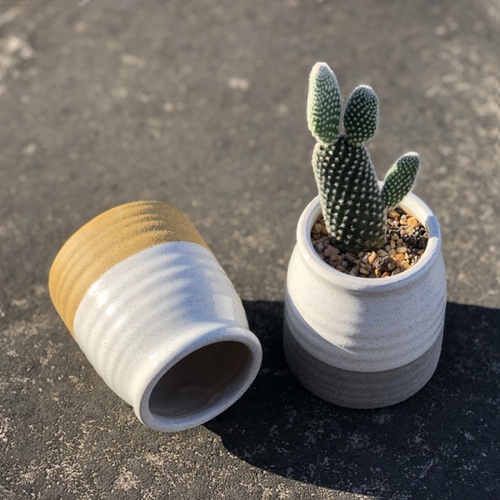 Tree’O กระถางเซรามิก รุ่น 4ZR-005 สีเหลือง