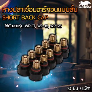 BISON หางปลาเชื่อมอาร์กอนแบบสั้น (10ชิ้น/แพ็ค)