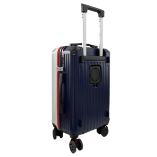 WETZLARS กระเป๋าเดินทาง ขนาด 20 นิ้ว รุ่น Autumn ขนาด54x37x23ซม. สีขาว-น้ำเงิน