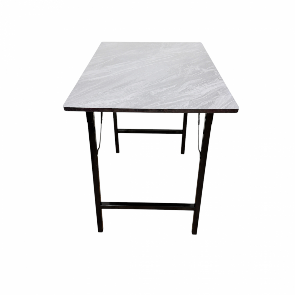 DELICATO โต๊ะเอนกประสงค์ รุ่นMD443 Torano ขนาด 60x120x75 ซม. ลายหินขาว
