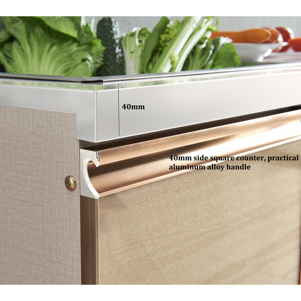 KOCH KITCHEN ตู้พร้อมซิงค์ 1 หลุมไม่มีที่พัก 120x50x80 ซม. BLINKS สีครีม (1/2)