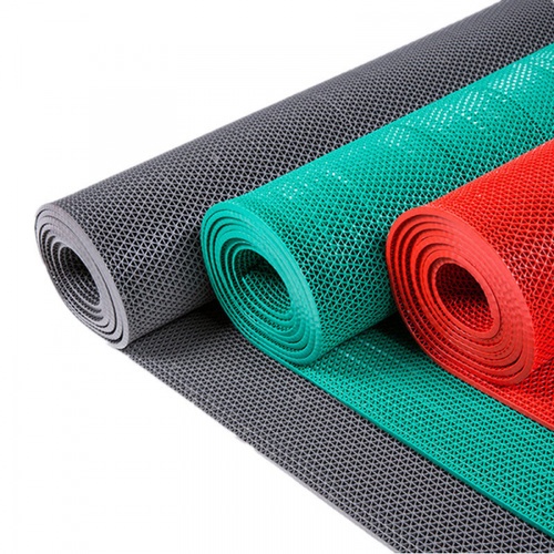 GRAFFE พรมกันลื่นพีวีซี FMS7000–615GR ขนาด 60x150ซม. หนา 0.45ซม. สีเทา