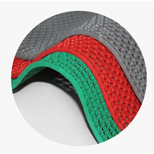 GRAFFE พรมกันลื่นพีวีซี FMS7000–930GR ขนาด 90x300ซม. หนา 0.45ซม. สีเทา