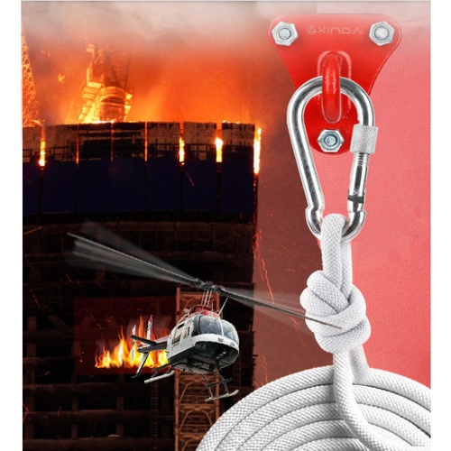 HUMMER คาราบิเนอร์สเตนเลสทรงลูกแพร์ แบบเกลียวหมุน รุ่น BT-245S 5*50 มม. สีเงิน