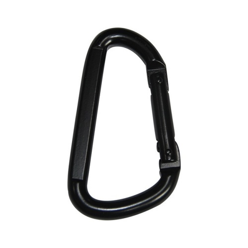 HUMMER คาราบิเนอร์เหล็กทรงลูกแพร์ รุ่น BT-244A 10*100 มม. สีดำ