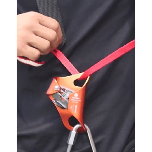 HUMMER อุปกรณ์บีบจับเชือกที่หน้าอก รุ่น BT-RB16AAA 8-13 มม. สีดำ-เหลือง