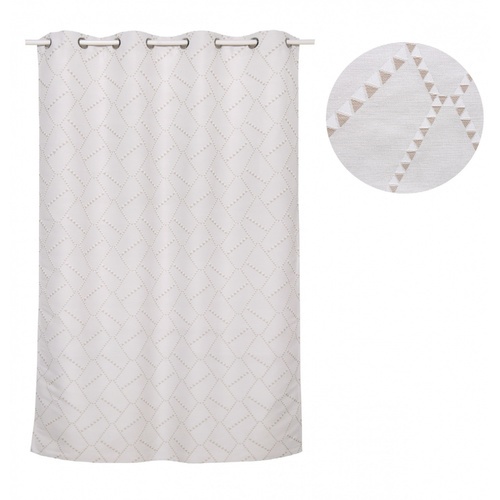 ผ้าม่านหน้าต่างพิมพ์ลาย A72010RR
#1WD ขนาด 150x160 ซม. สีเบจ