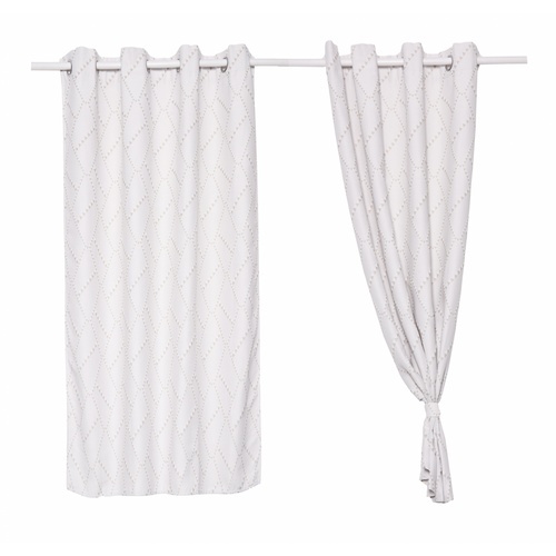 ผ้าม่านหน้าต่างพิมพ์ลาย A72010RR
#1WD ขนาด 150x160 ซม. สีเบจ