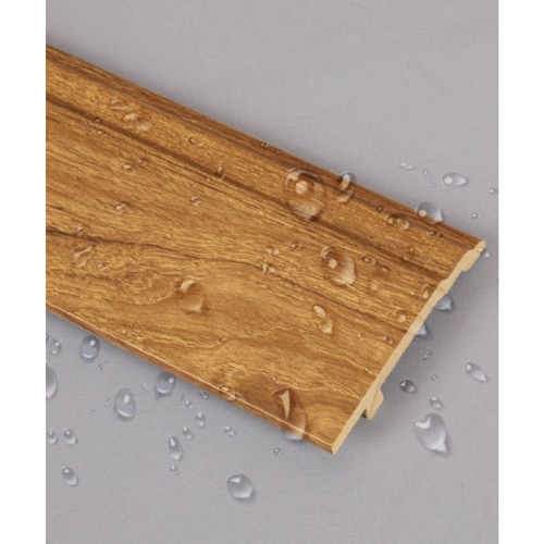 GREAT WOOD ไม้บัวพื้น PS JC193-7376 92x16x2900มม. สีไม้สัก