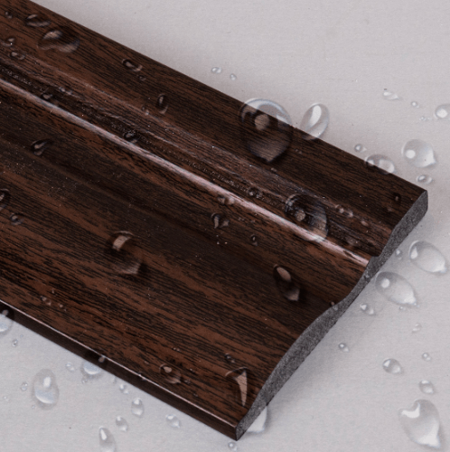 GREAT WOOD ไม้บัวพื้น PS JC195-5 80x11.5x2900มม. สีวอลนัทเข้ม