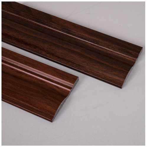 GREAT WOOD ไม้บัวพื้น PS JC195-5 80x11.5x2900มม. สีวอลนัทเข้ม