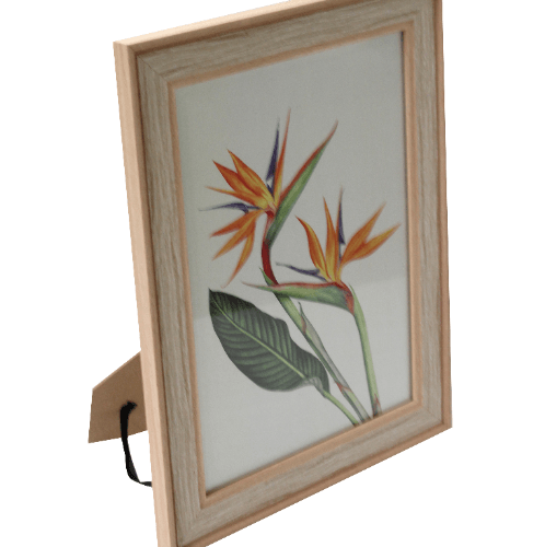กรอบรูป ขนาด A4 ลายไม้ สีNatural wood