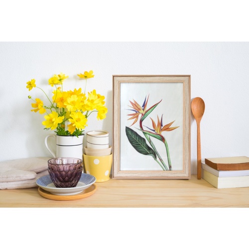 กรอบรูป ขนาด A4 ลายไม้ สีNatural wood