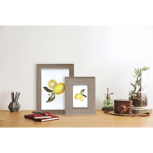 กรอบรูป ขนาด 6x8นิ้ว วินเทจ สีMud-painted brown