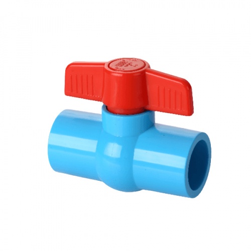 ក្បាលរុំប៊ីនេ Ball Valve PVC មួល ដងចាប់ ABS  ស៊េរី UCB01 ខ្នាត 1/2  