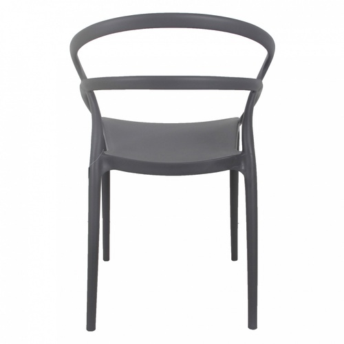 Pulito เก้าอี้พลาสติก PP-737A-GR04 ขนาด 57x52x82.5ซม. สีเทา