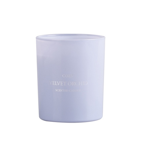 COZY เทียนหอม Velvet Orchid 8.2x9.8 ซม. สีฟ้า