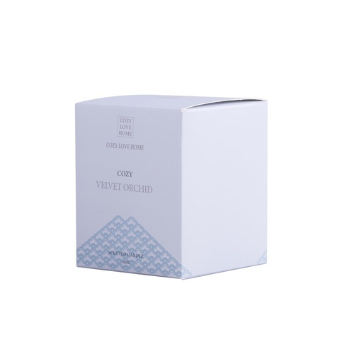 COZY เทียนหอม Velvet Orchid 8.2x9.8 ซม. สีฟ้า