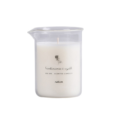 COZY เทียนหอม Natura 9.8x9.7 ซม. สีขาว