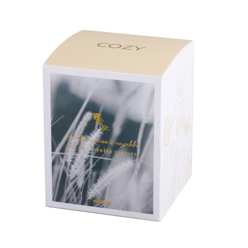 COZY เทียนหอม Natura 9.8x9.7 ซม. สีขาว