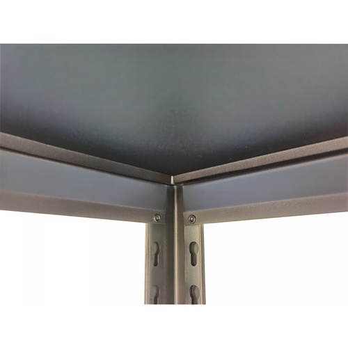 HUMMER ชั้นวางของอเนกประสงค์พื้นเหล็ก 3 ชั้น รุ่น SRFS-90BK ขนาด 90x40x90ซม. สีดำทราย