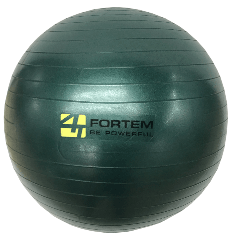 FORTEM ลูกบอลโยคะ 75 ซม. ARK-AB-75GN สีเขียว พร้อมที่สูบลม 