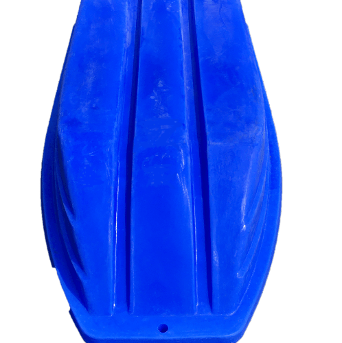 POLLO เรือพายพลาสติก 2 ทีนั่ง ขนาด 96x198x33ซม. รุ่น PFB-200BL สีน้ำเงิน รองรับน้ำหนักได้ 150กก.